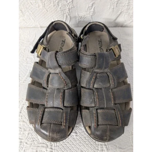 Teva | Shoes | Teva Sandals Mens 1 Hamner Brown Leather  display picture 2